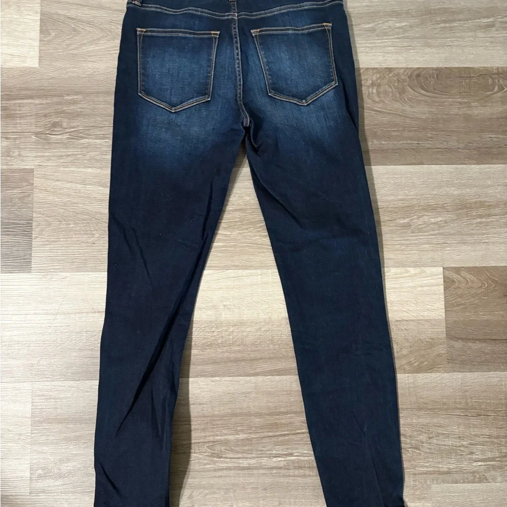 J. Crew Dark Wash Women's Skinny Jeans - Classic Dark Blue